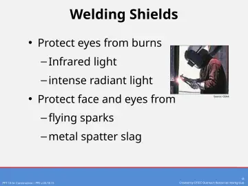 Slide 18: Welding Shields