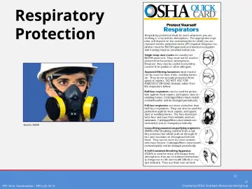Slide 21: Respiratory Protection