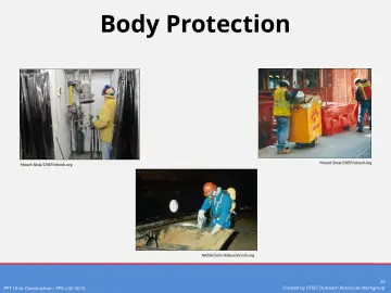 Slide 29: Body Protection