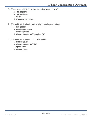 Page 2: 10-hour Construction Outreach