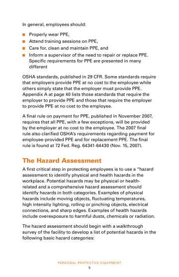 Page 7: In general, employees should: