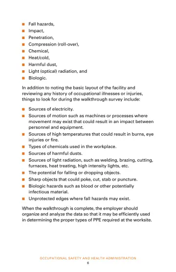 Page 8: Fall hazards,