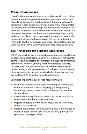 Page 12: Prescription Lenses