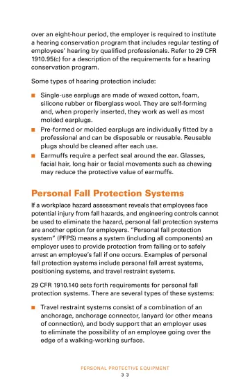 Page 35: Personal Fall Protection Systems