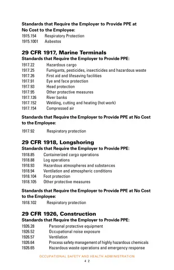 Page 44: 29 CFR 1917, Marine Terminals