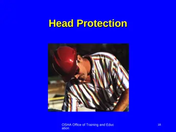 Slide 18: Head Protection