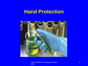 Slide 27: Hand Protection