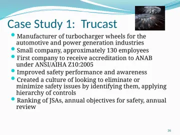 Slide 26: Case Study 1: Trucast