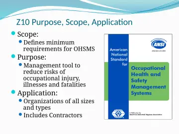 Slide 4: Z10 Purpose, Scope, Application