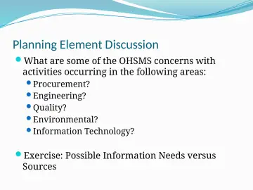 Slide 17: Planning Element Discussion