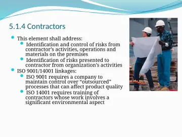 Slide 34: 5.1.4 Contractors