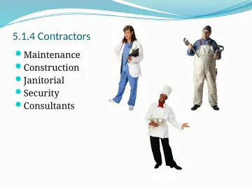 Slide 35: 5.1.4 Contractors