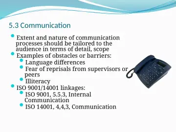 Slide 41: 5.3 Communication
