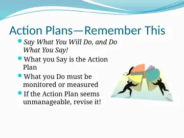 Slide 24: Action Plans—Remember This
