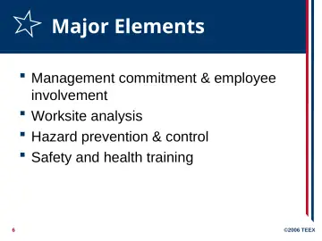 Slide 6: Major Elements