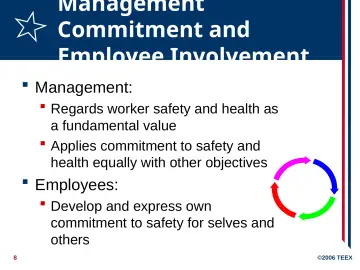 Slide 8: Management Commitment and Employee Involvement