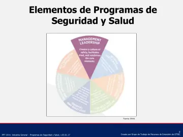 Slide 8: Elementos de Programas de Seguridad y Salud