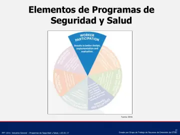Slide 13: Elementos de Programas de Seguridad y Salud