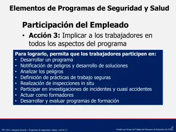 Slide 16: Participación del Empleado