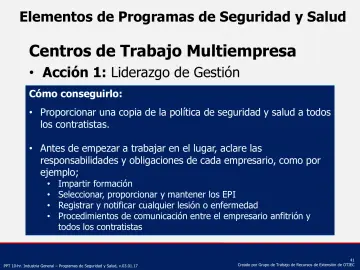 Slide 41: Centros de Trabajo Multiempresa
