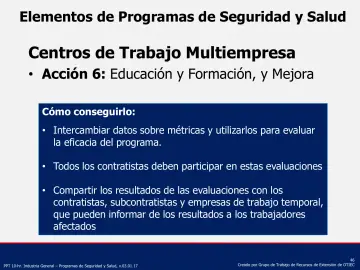 Slide 46: Centros de Trabajo Multiempresa