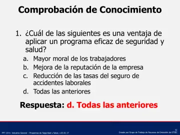 Slide 52: Comprobación de Conocimiento