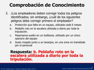 Slide 54: Comprobación de Conocimiento