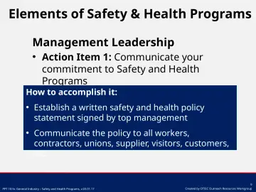 Slide 9: Management Leadership