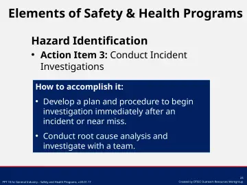 Slide 23: Hazard Identification