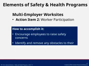 Slide 42: Multi-Employer Worksites