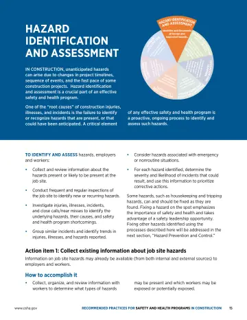 Page 19: HAZARD IDENTIFICATION AND ASSESSMENT