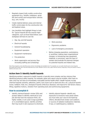 Page 21: HAZARD IDENTIFICATION AND ASSESSMENT