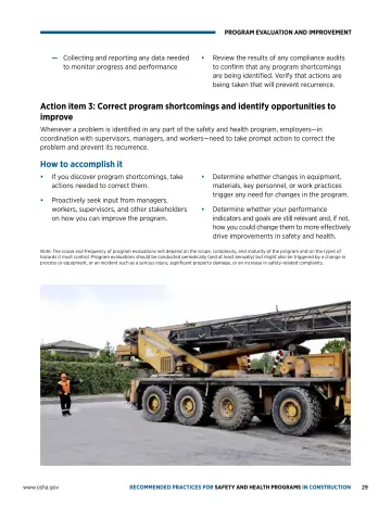 Page 33: Action item 3: Correct program shortcomings and identify opportunities to improve