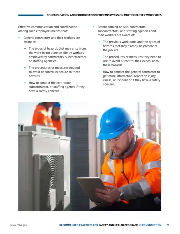 Page 35: COMMUNICATION AND COORDINATION FOR EMPLOYERS ON MULTIEMPLOYER WORKSITES