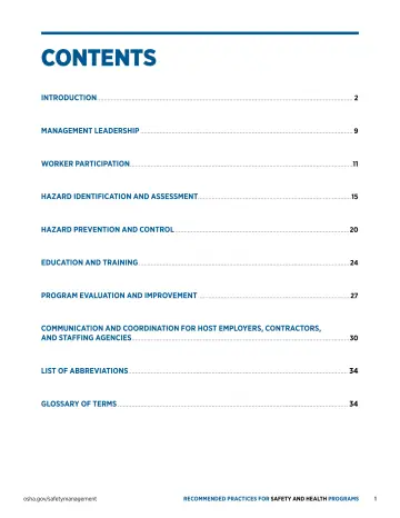 Page 5: CONTENTS