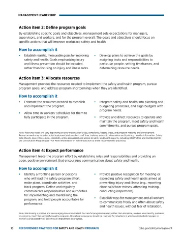 Page 14: Action item 2: Define program goals