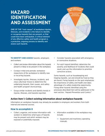 Page 19: HAZARD IDENTIFICATION AND ASSESSMENT