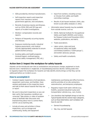 Page 20: HAZARD IDENTIFICATION AND ASSESSMENT