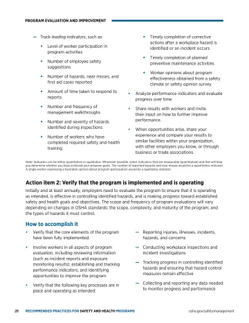 Page 32: PROGRAM EVALUATION AND IMPROVEMENT