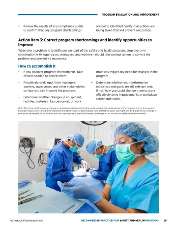Page 33: Action item 3: Correct program shortcomings and identify opportunities to improve