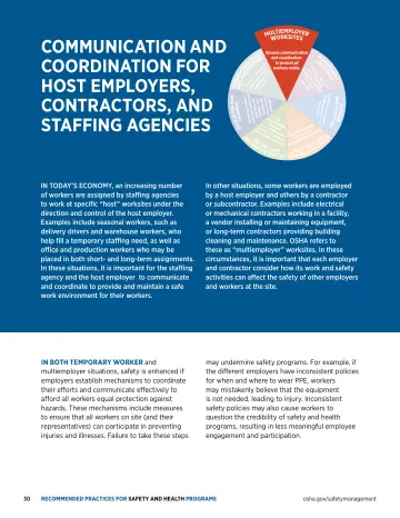 Page 34: COMMUNICATION AND COORDINATION FOR HOST EMPLOYERS, CONTRACTORS, AND STAFFING AGENCIES
