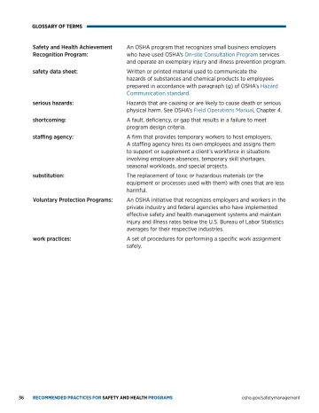Page 40: GLOSSARY OF TERMS