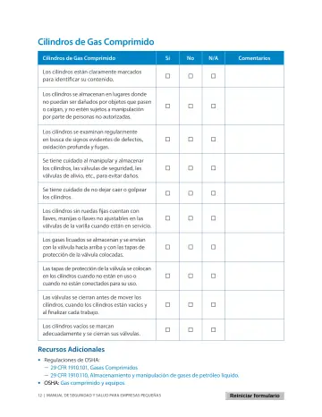 Page 16: Cilindros de Gas Comprimido