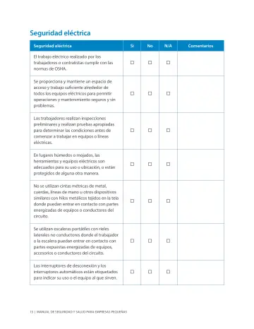 Page 17: Seguridad eléctrica