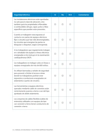 Page 18: Seguridad eléctrica