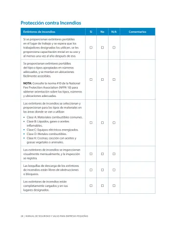 Page 32: Protección contra Incendios