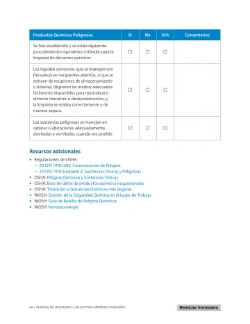 Page 44: Productos Químicos Peligrosos