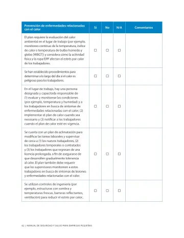Page 46: Prevención de enfermedades relacionadas con el calor
