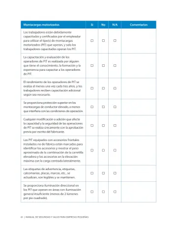Page 65: Montacargas motorizados