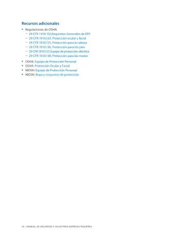 Page 78: Recursos adicionales